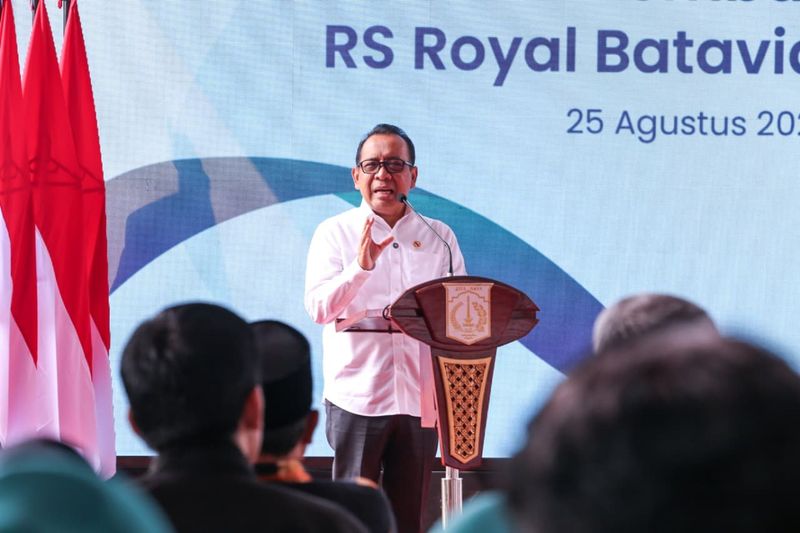 Resmikan RS Royal Batavia, Menko PMK Dorong Harapan Hidup Sehat dan Produktif